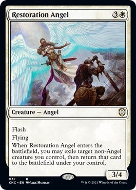 Image for Restoration Angel (31) [Kaldheim] - Magic: The Gathering