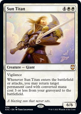 Image for Sun Titan (34) [Kaldheim] - Magic: The Gathering