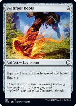 Image for Swiftfoot Boots (105) [Kaldheim] - Magic: The Gathering