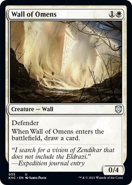 Image for Wall of Omens (35) [Kaldheim] - Magic: The Gathering
