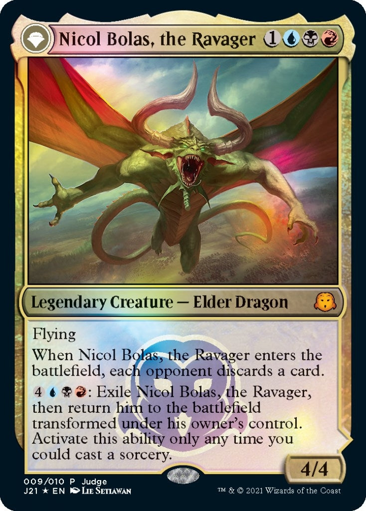 Image for Nicol Bolas, the Ravager (9) [Judge Promos] - Magic: The Gathering