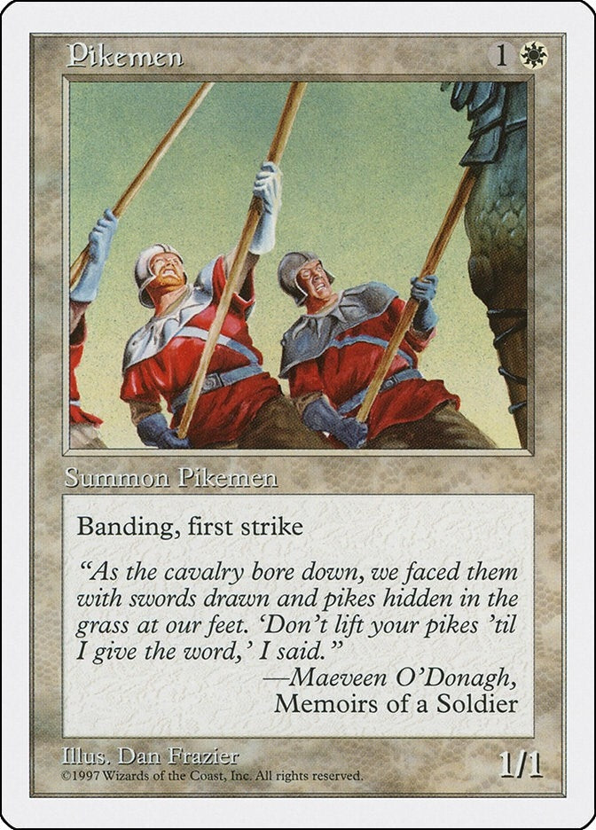 Image for Pikemen [Fifth Edition] - Magic: The Gathering