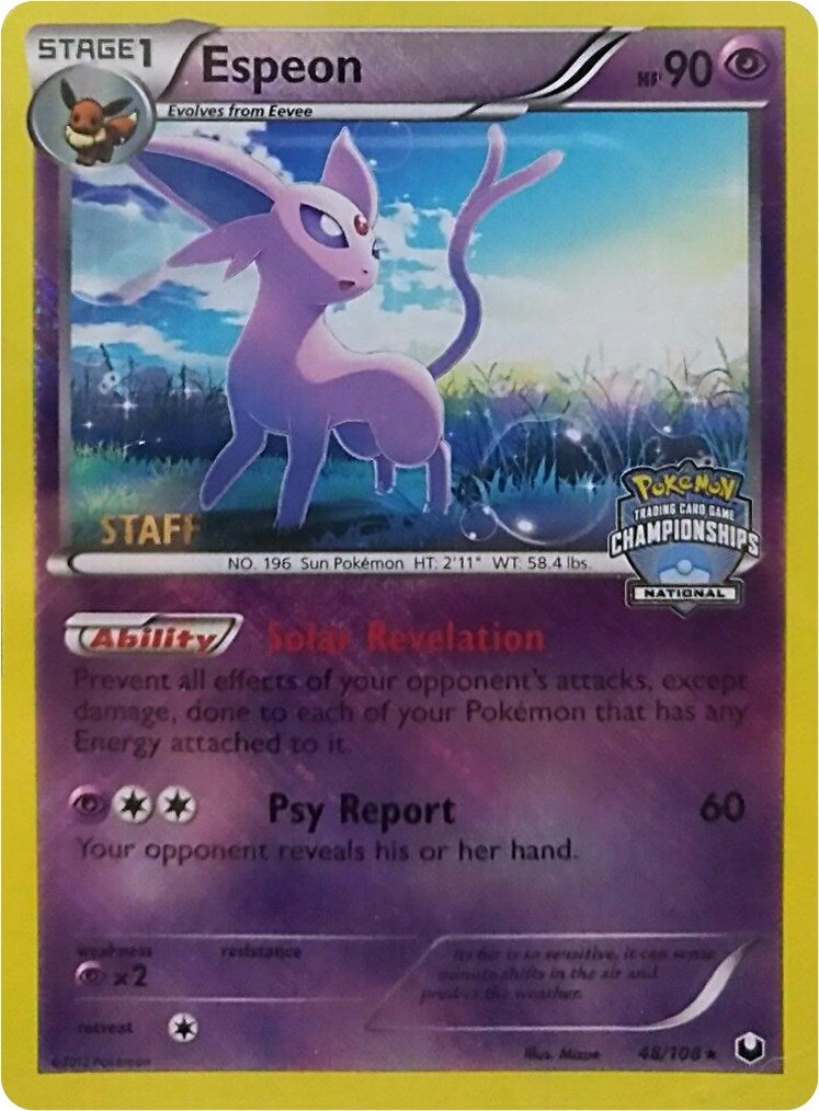 Image for Espeon - 48/108 (National Championships) [Staff] (048/108) [League & Championship Cards] - Pokemon