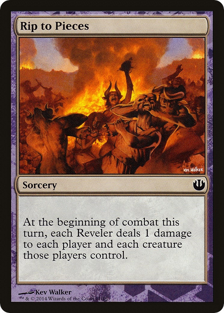 Image for Rip to Pieces (11) [Hero's Path Promos] - Magic: The Gathering