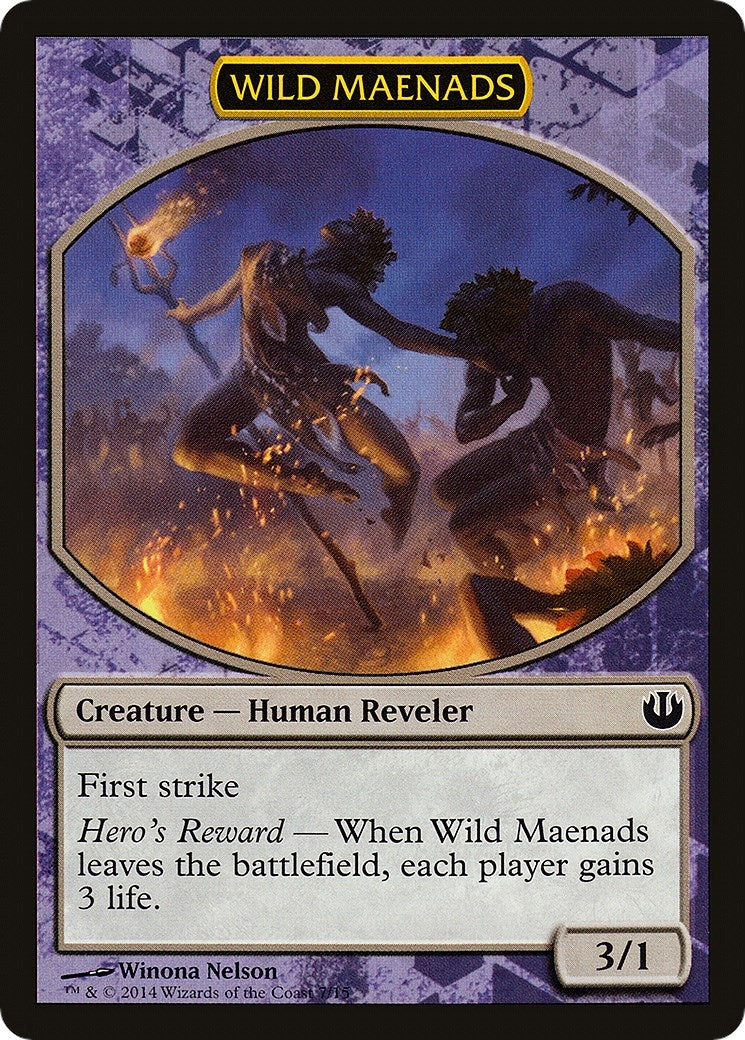 Image for Wild Maenads (7) [Hero's Path Promos] - Magic: The Gathering