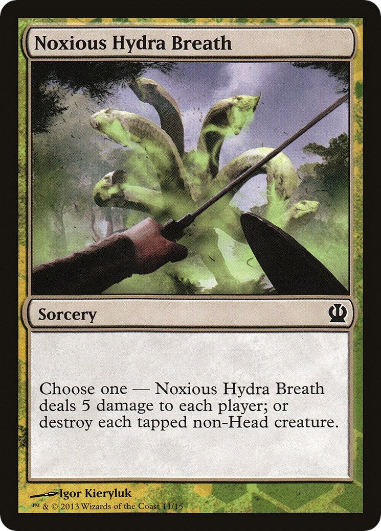 Image for Noxious Hydra Breath (11) [Hero's Path Promos] - Magic: The Gathering