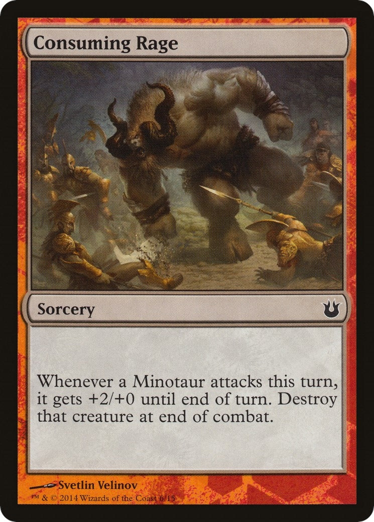 Image for Consuming Rage (6) [Hero's Path Promos] - Magic: The Gathering