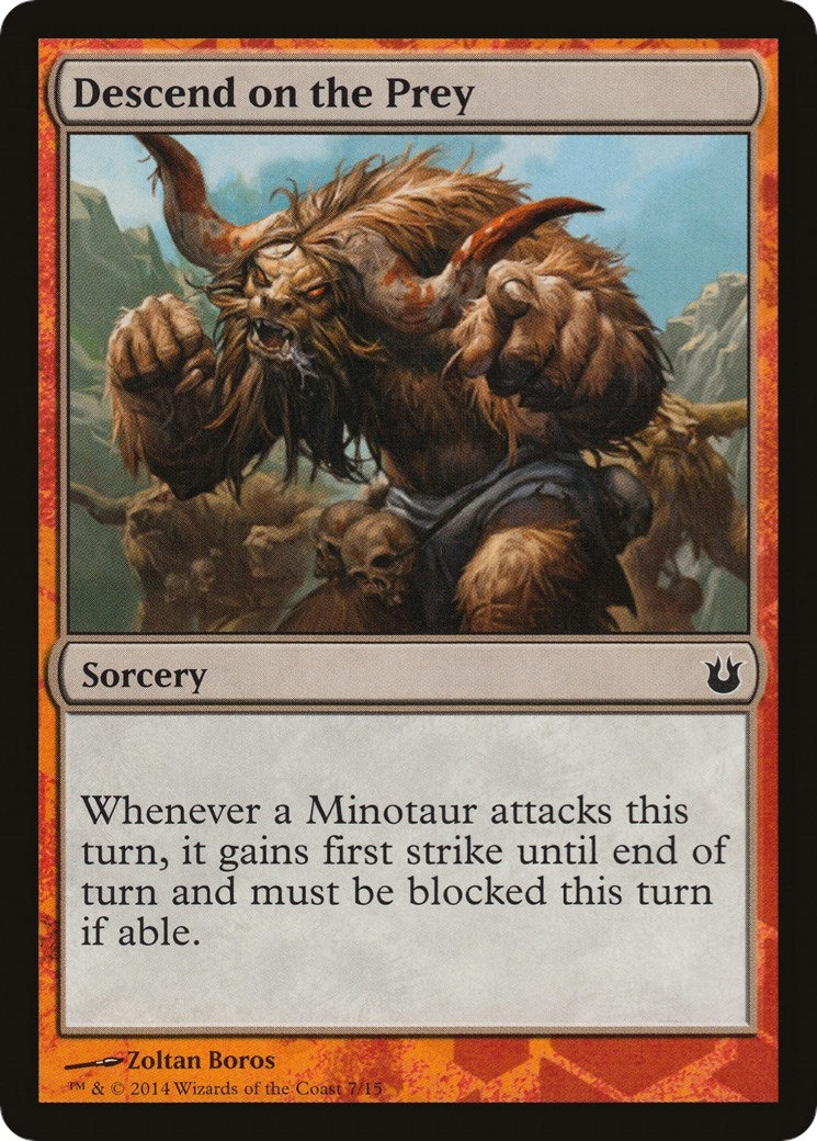 Image for Descend on the Prey (7) [Hero's Path Promos] - Magic: The Gathering