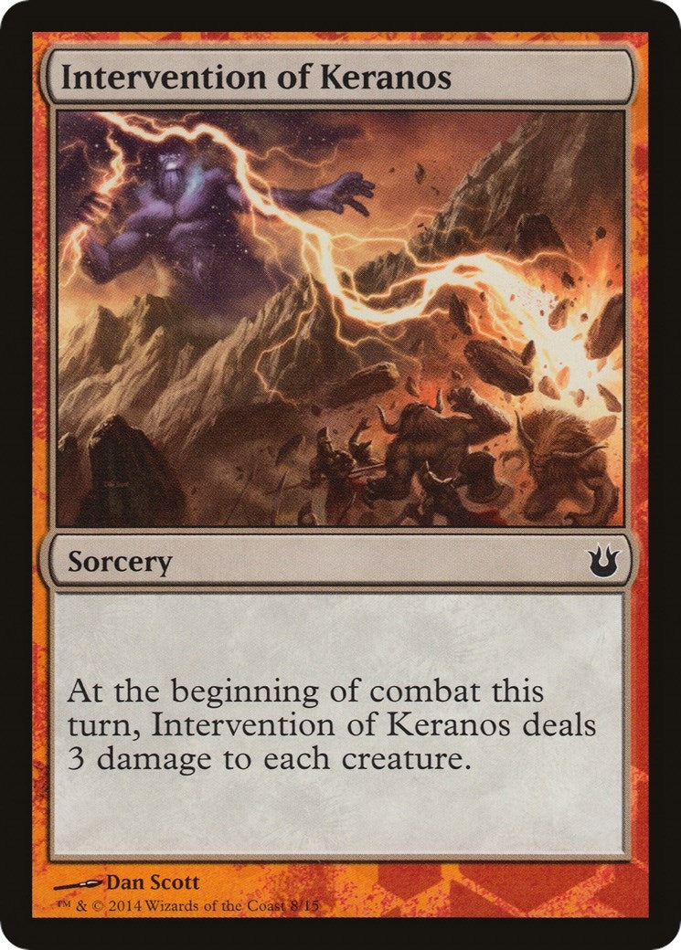 Image for Intervention of Keranos (8) [Hero's Path Promos] - Magic: The Gathering