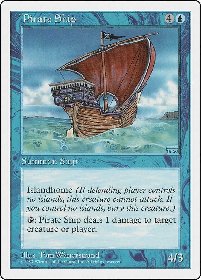 Image for Pirate Ship [Fifth Edition] - Magic: The Gathering