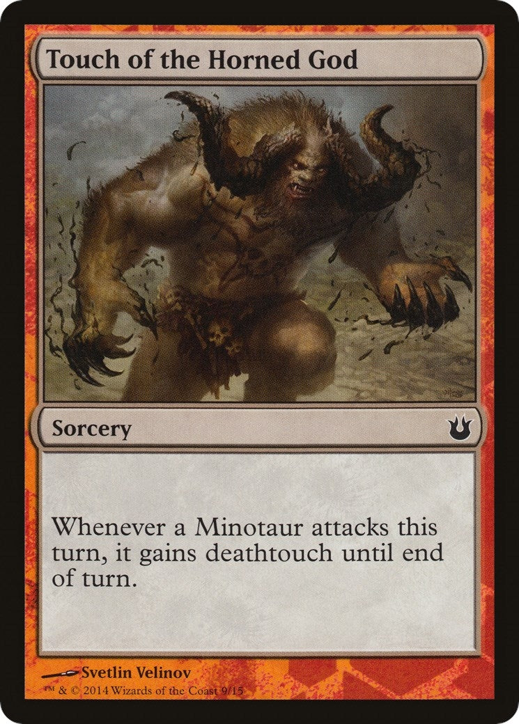 Image for Touch of the Horned God (9) [Hero's Path Promos] - Magic: The Gathering