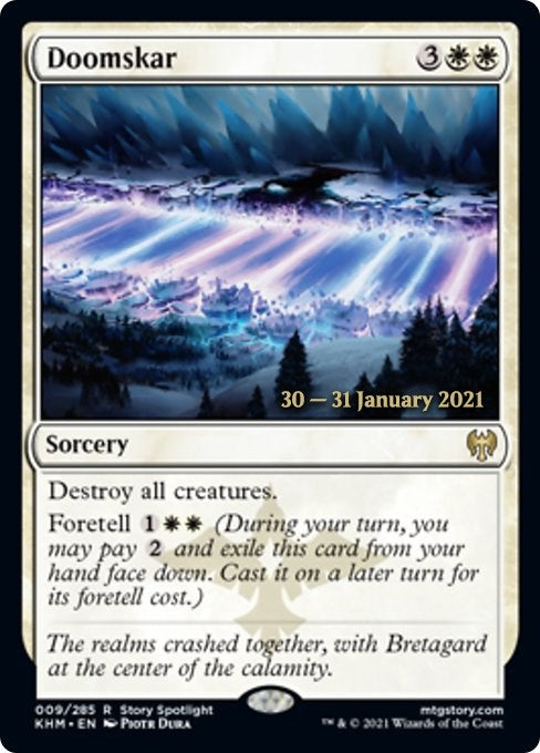 Image for Doomskar (9) [Prerelease Cards] - Magic: The Gathering