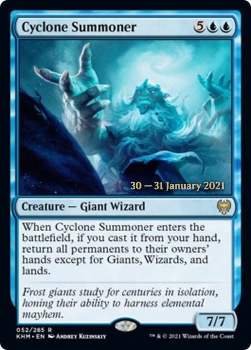 Image for Cyclone Summoner (52) [Prerelease Cards] - Magic: The Gathering