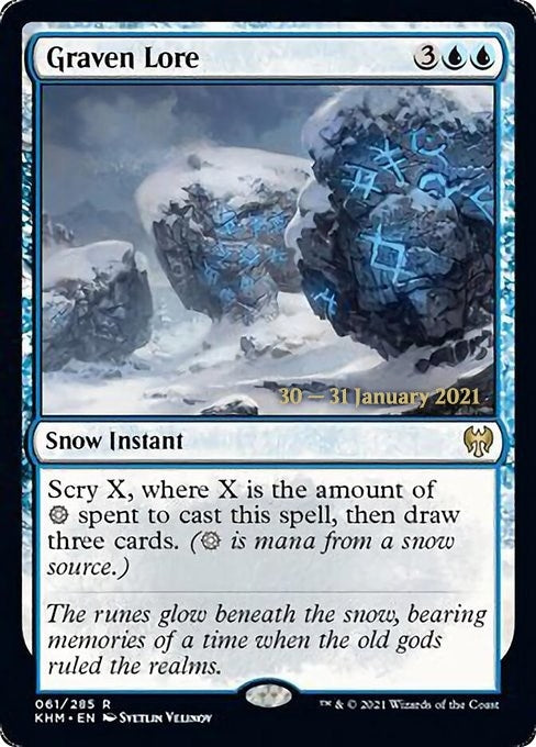 Image for Graven Lore (61) [Prerelease Cards] - Magic: The Gathering