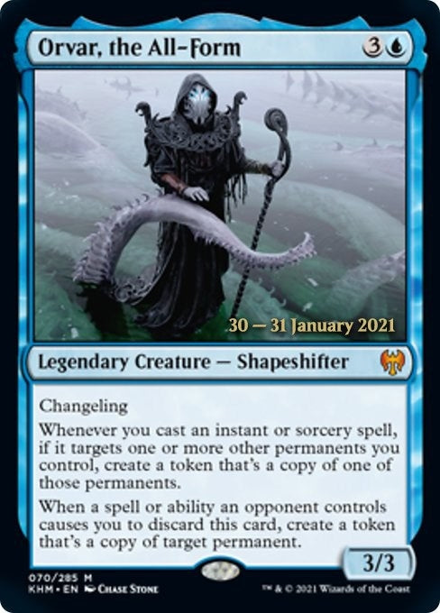 Image for Orvar, the All-Form (70) [Prerelease Cards] - Magic: The Gathering