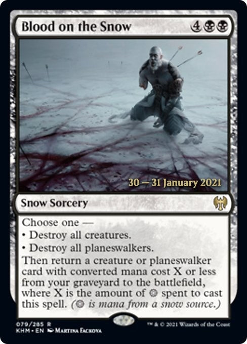 Image for Blood on the Snow (79) [Prerelease Cards] - Magic: The Gathering