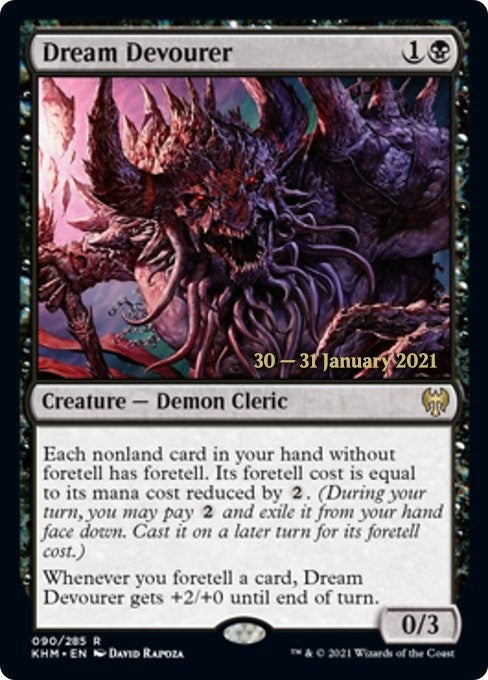 Image for Dream Devourer (90) [Prerelease Cards] - Magic: The Gathering