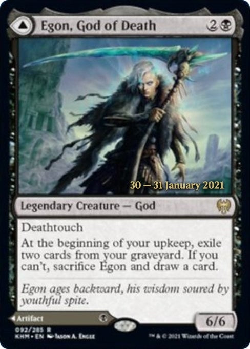 Image for Egon, God of Death (92) [Prerelease Cards] - Magic: The Gathering
