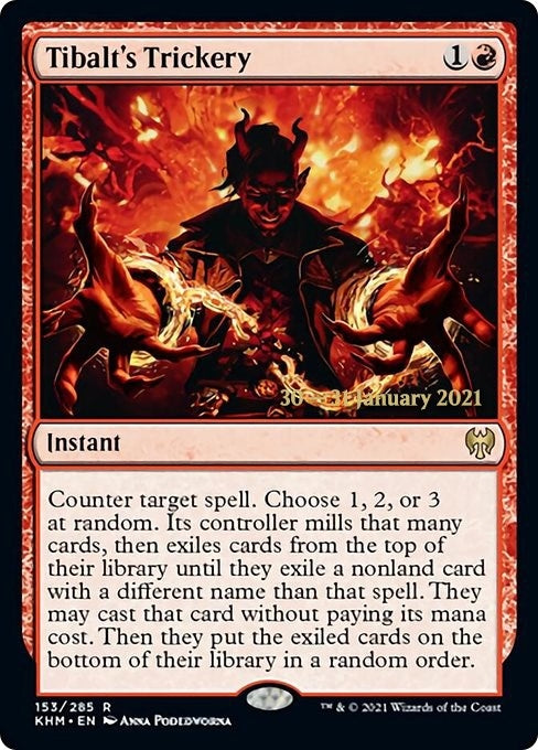 Image for Tibalt's Trickery (153) [Prerelease Cards] - Magic: The Gathering