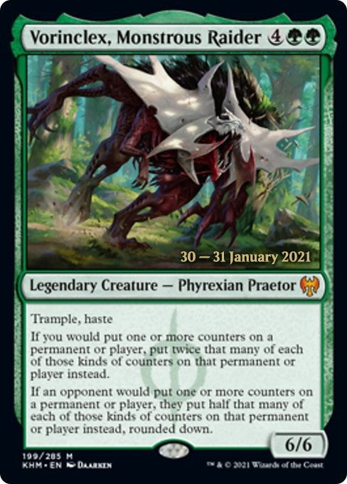 Image for Vorinclex, Monstrous Raider (199) [Prerelease Cards] - Magic: The Gathering
