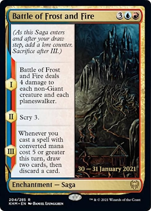 Image for Battle of Frost and Fire (204) [Prerelease Cards] - Magic: The Gathering