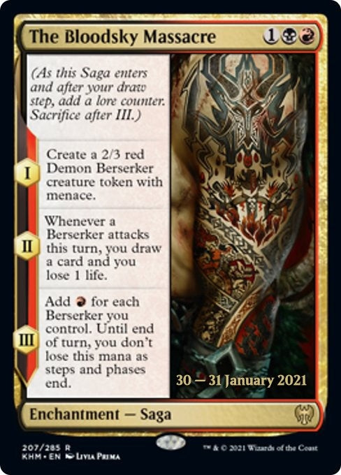 Image for The Bloodsky Massacre (207) [Prerelease Cards] - Magic: The Gathering