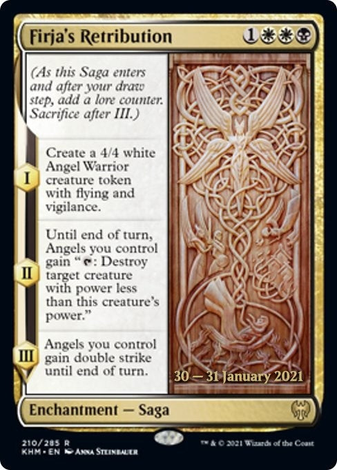 Image for Firja's Retribution (210) [Prerelease Cards] - Magic: The Gathering