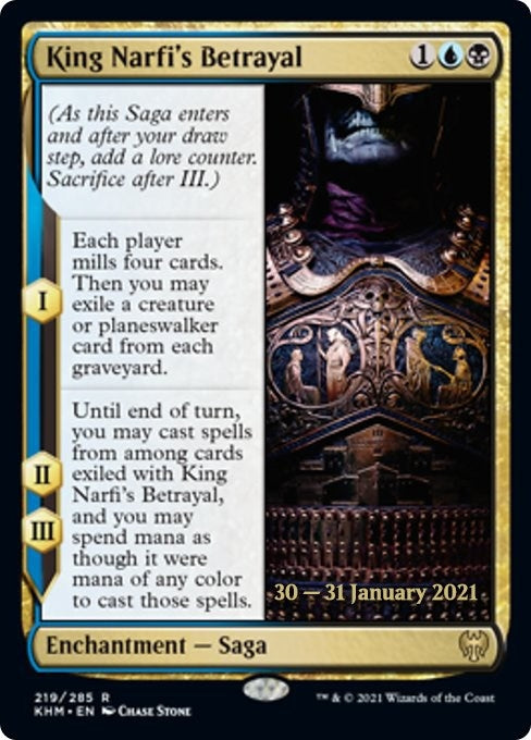 Image for King Narfi's Betrayal (219) [Prerelease Cards] - Magic: The Gathering