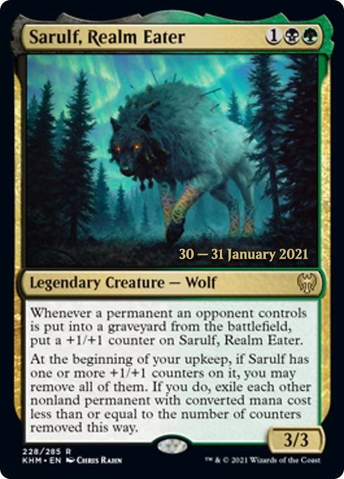Image for Sarulf, Realm Eater (228) [Prerelease Cards] - Magic: The Gathering