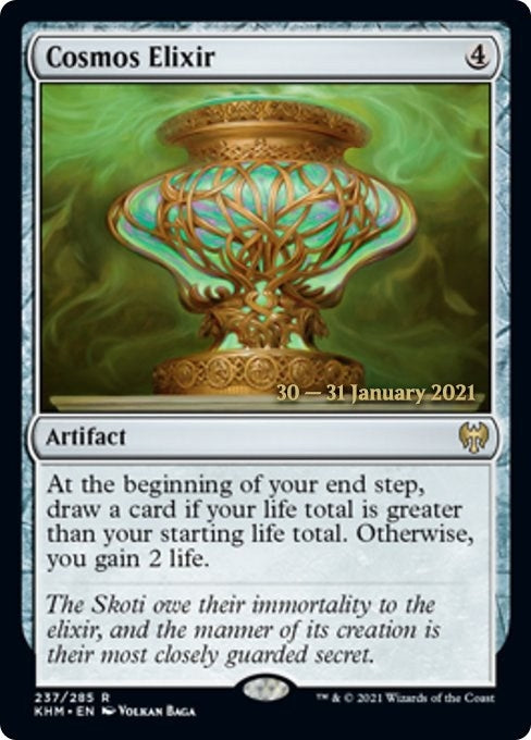 Image for Cosmos Elixir (237) [Prerelease Cards] - Magic: The Gathering
