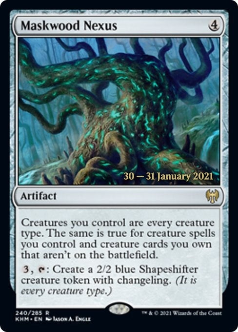 Image for Maskwood Nexus (240) [Prerelease Cards] - Magic: The Gathering