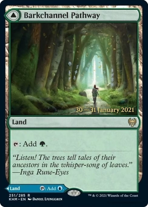 Image for Barkchannel Pathway (251) [Prerelease Cards] - Magic: The Gathering