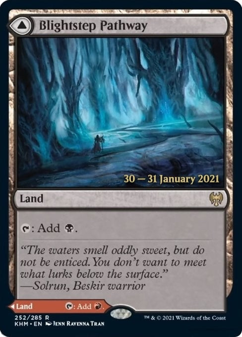 Image for Blightstep Pathway (252) [Prerelease Cards] - Magic: The Gathering