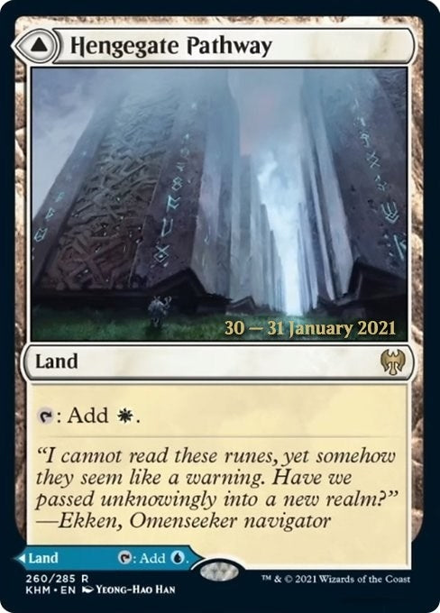 Image for Hengegate Pathway (260) [Prerelease Cards] - Magic: The Gathering