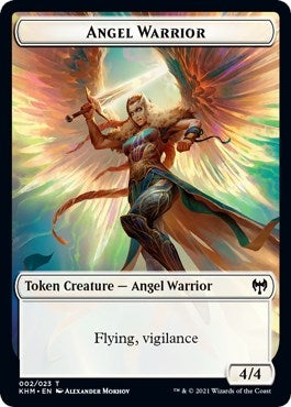 Image for Angel Warrior Token (2) [Kaldheim] - Magic: The Gathering
