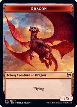 Image for Dragon Token (11) [Kaldheim] - Magic: The Gathering