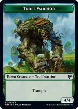 Image for Troll Warrior Token (16) [Kaldheim] - Magic: The Gathering