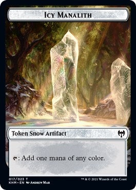 Image for Icy Manalith Token (17) [Kaldheim] - Magic: The Gathering