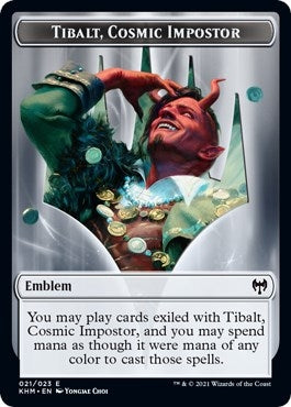 Image for Emblem - Tibalt, Cosmic Impostor (21) [Kaldheim] - Magic: The Gathering