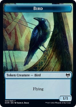 Image for Bird (005) // Soldier Double-Sided Token (5 // 4) [Kaldheim] - Magic: The Gathering