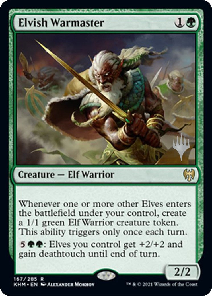 Image for Elvish Warmaster (167) [Kaldheim] - Magic: The Gathering