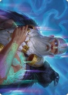 Image for Alrund, God of the Cosmos Art Card (9) [Kaldheim] - Magic: The Gathering