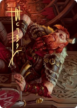 Image for Arni Brokenbrow Art Card (Gold-Stamped Signature) (30) [Kaldheim] - Magic: The Gathering