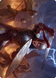 Image for Beskir Shieldmate Art Card (1) [Kaldheim] - Magic: The Gathering