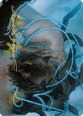 Image for Bind the Monster Art Card (Gold-Stamped Signature) (11) [Kaldheim] - Magic: The Gathering