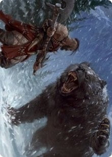 Image for Blizzard Brawl Art Card (41) [Kaldheim] - Magic: The Gathering