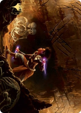 Image for Dogged Pursuit Art Card (Gold-Stamped Signature) (21) [Kaldheim] - Magic: The Gathering