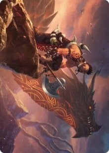 Image for Dragonkin Berserker Art Card (32) [Kaldheim] - Magic: The Gathering