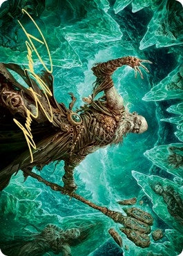 Image for Draugr Necromancer Art Card (Gold-Stamped Signature) (22) [Kaldheim] - Magic: The Gathering