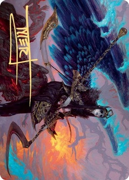 Image for Eradicator Valkyrie Art Card (Gold-Stamped Signature) (25) [Kaldheim] - Magic: The Gathering